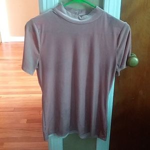 Pink vee neck shirt